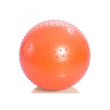 Купить Мяч гимнастический игольчатый М-175, диаметр 75см, оранжевый Тривес в интернет-магазине
