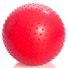 Купить Мяч гимнастический игольчатый М-165, диаметр 65см, красный Тривес в интернет-магазине