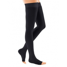 Купить Чулки mediven comfort с открытым носком на широкое бедро, кружевная резинка 2 класс Medi в интернет-магазине