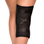 Купить Спортивный бандаж на колено усиленный шарнирный из неопрена с крестообразными ремнями 7783 Rehband в интернет-магазине
