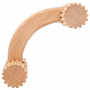 Купить Массажер "Коромысло" зубчатый МА8304 деревянный Тимбэ в интернет-магазине