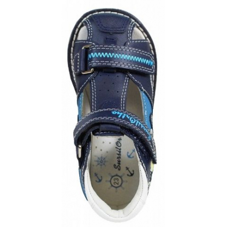 Фото, летние ортопедические Летняя профилактическая обувь для мальчиков, на узкую стопу 55-304S Сурсил-Орто для детей