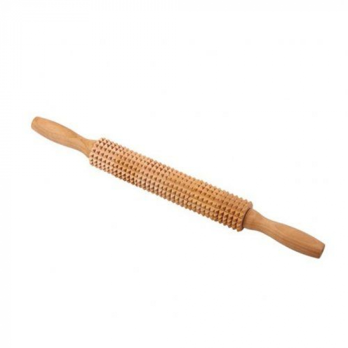 Купить Массажер "Скалка" с шипами МА9002 деревянный Тимбэ в интернет-магазине