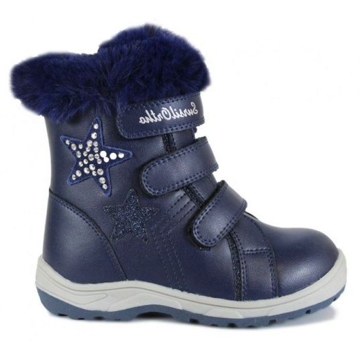 Фото, зимние ортопедические Ботинки зимние для девочек  А45-092 антивальгусные Сурсил-Орто для детей