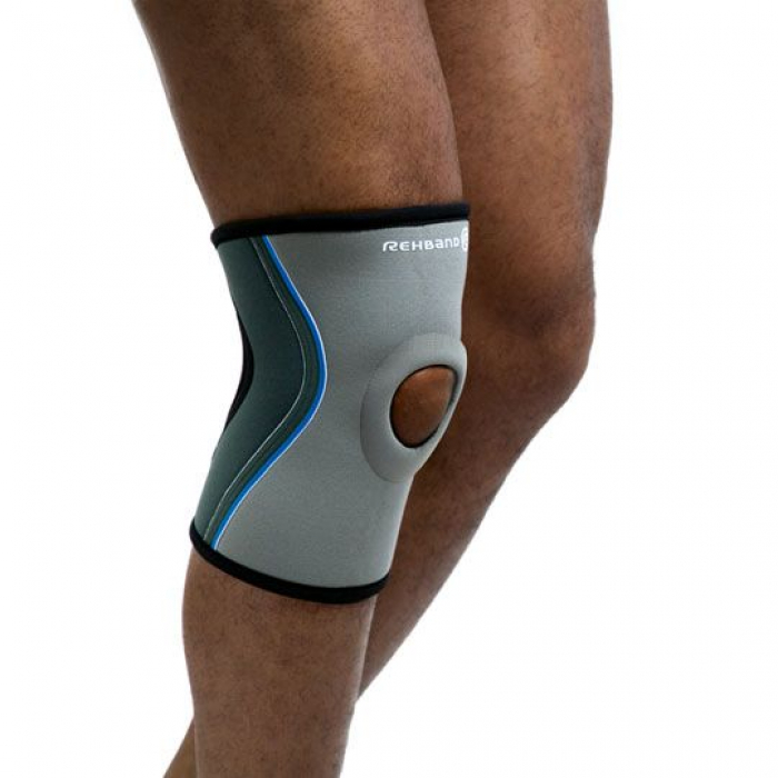 Купить Спортивный бандаж на колено с вырезом для фиксации коленной чашечки 7754 Rehband в интернет-магазине