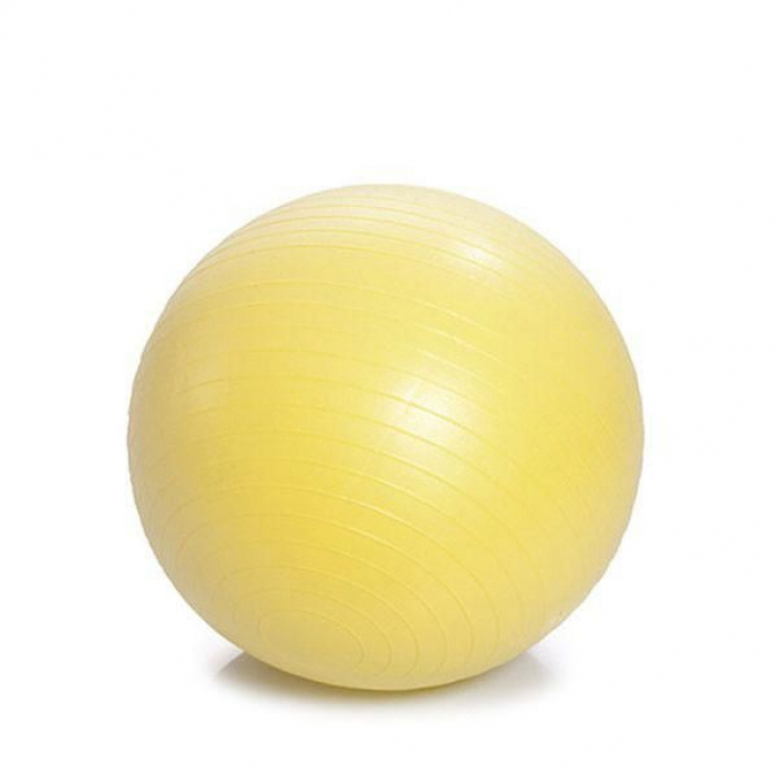 Купить Мяч гимнастический (фитбол) с системой «антиразрыв» диаметр: 55 см, желтый М-255 Тривес в интернет-магазине
