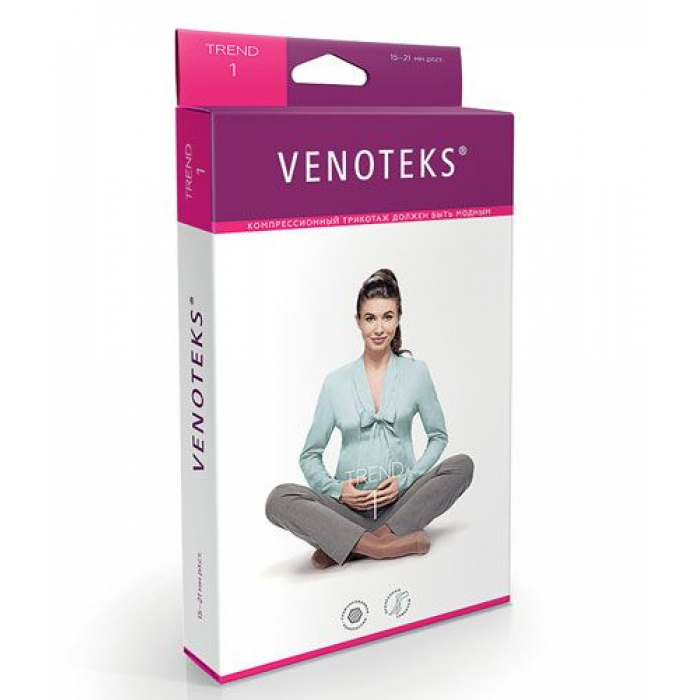 Купить Колготки VENOTEKS TREND тонкие прозрачные для беременных 2 класса компрессии 2C405 в интернет-магазине