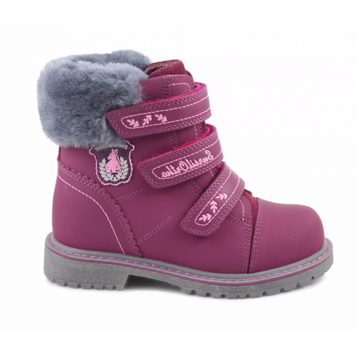 Фото, зимние ортопедические Ботинки при вальгусе зимние для девочек А45-021 Сурсил-Орто для детей